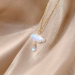 Load image into Gallery viewer, WALKING ON CLOUD NECKLACE (RAINDROP)
