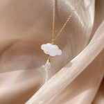 Load image into Gallery viewer, WALKING ON CLOUD NECKLACE (RAINDROP)
