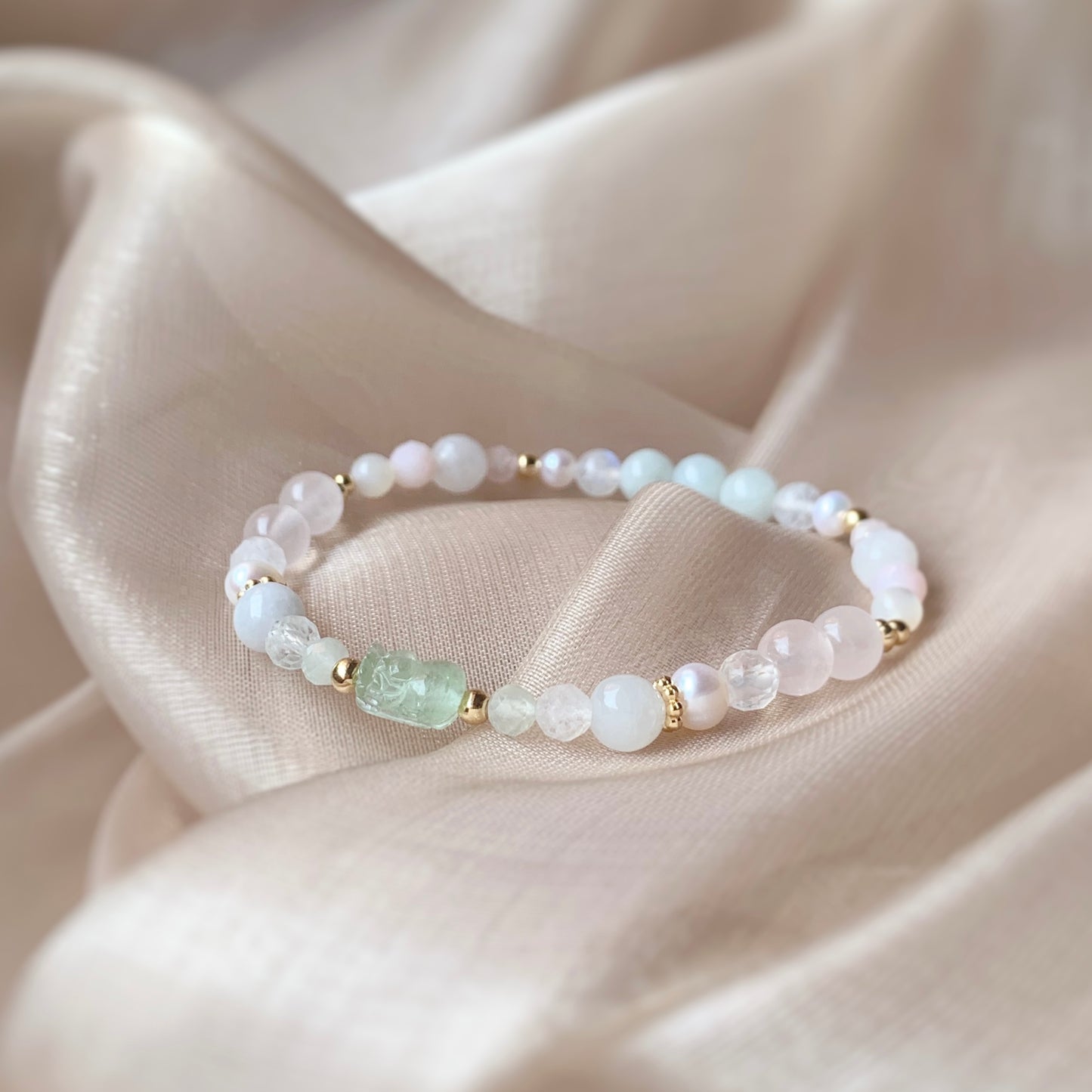 BABY PIXIU BRACELET (SAGE)