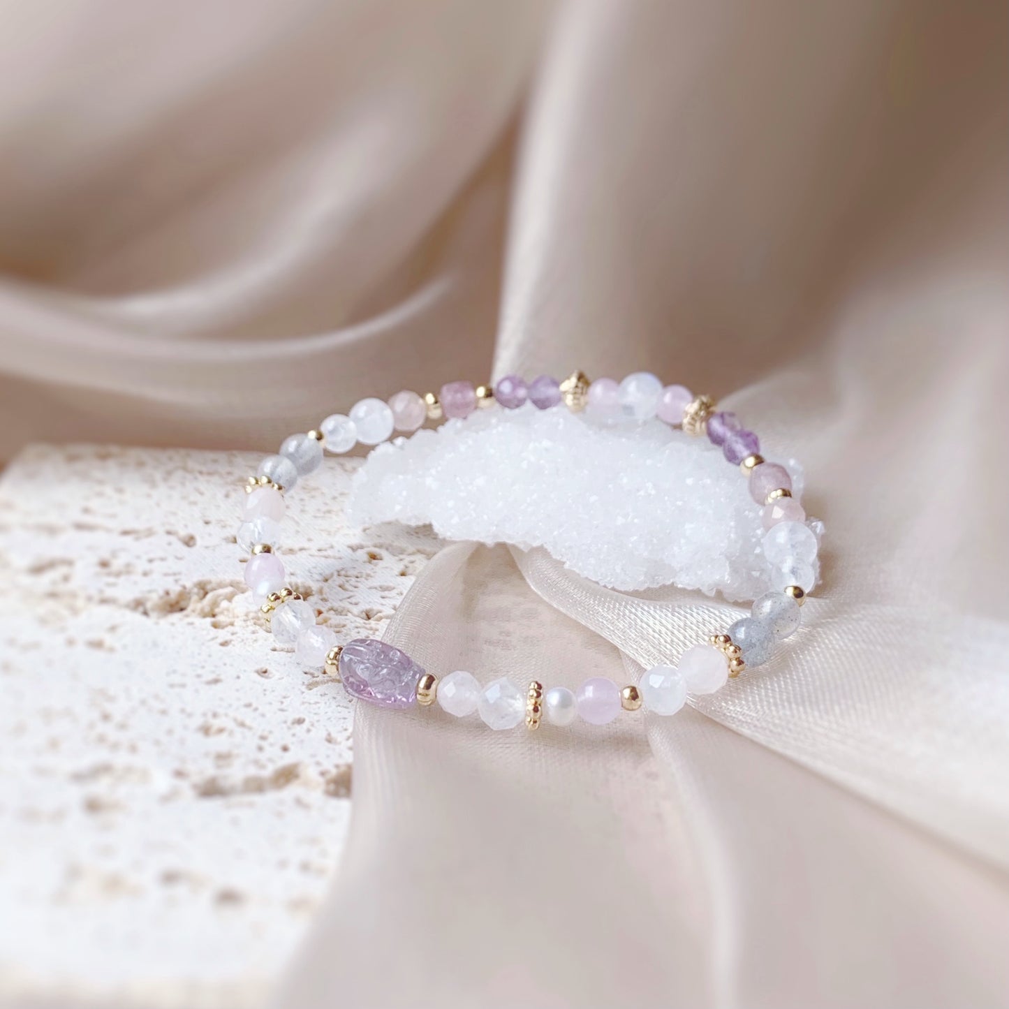 BABY PIXIU BRACELET (LAVENDER)