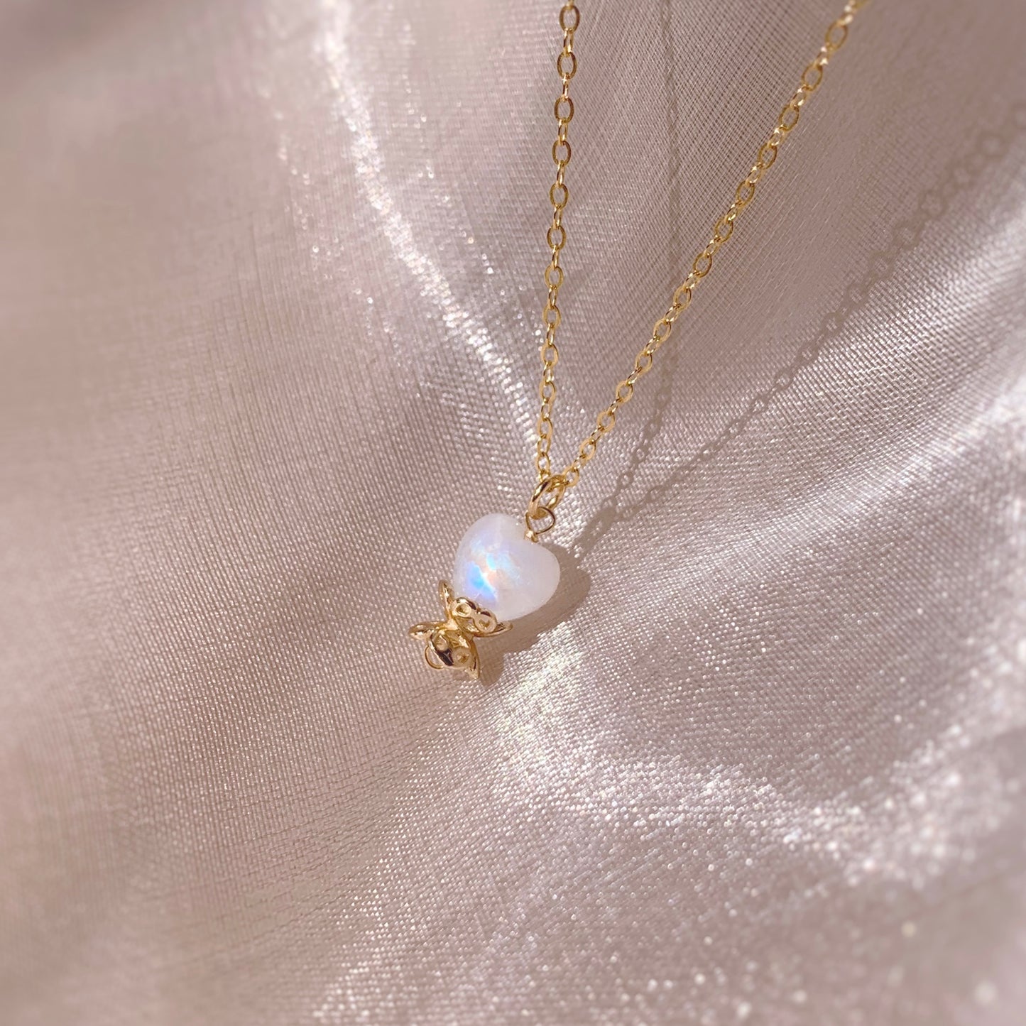 LOVE GLOBE NECKLACE (GOLD FILLED)