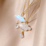 Load image into Gallery viewer, WALKING ON CLOUD NECKLACE (RAINDROP)
